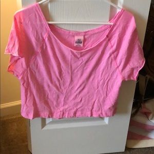 Neon Pink Crop Top